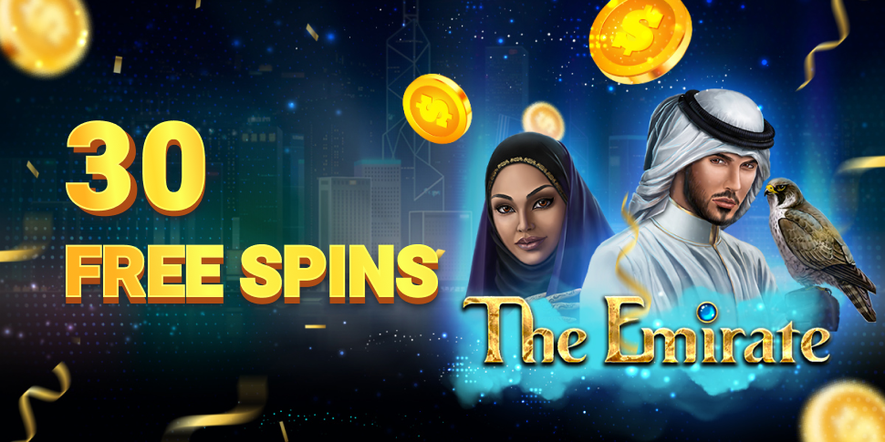 30 Free Spins in The Emirate