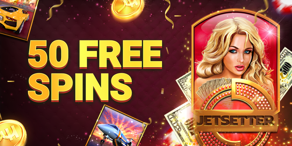 50 Free Spins in Jetsetter