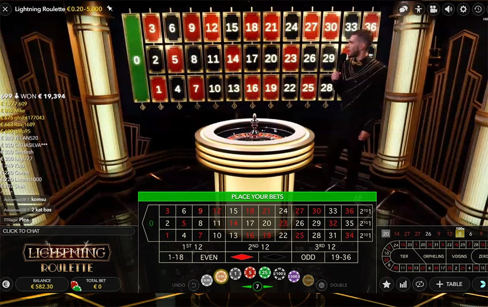 live roulette
