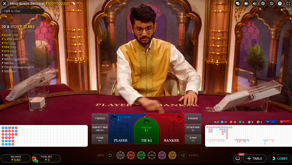 live baccarat
