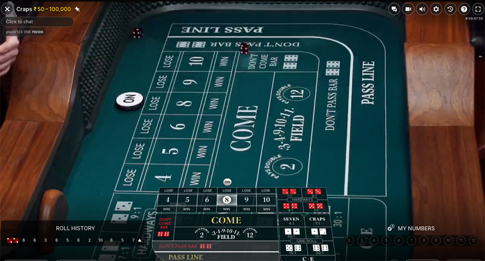 craps game