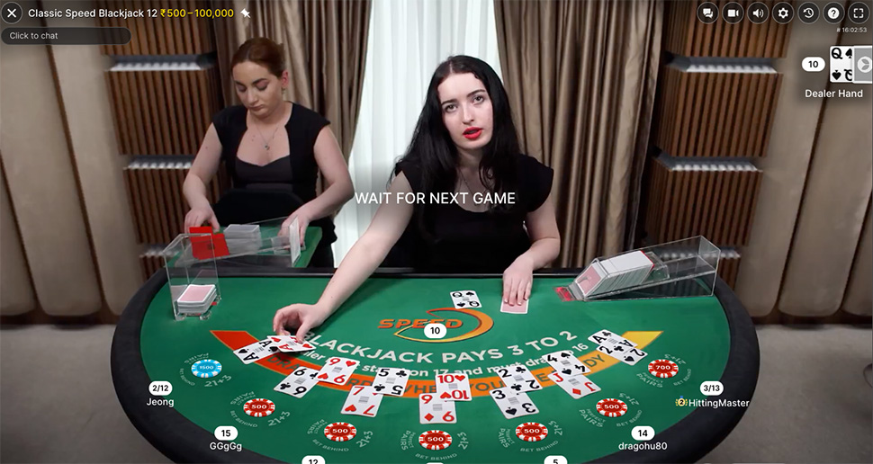 live blackjack